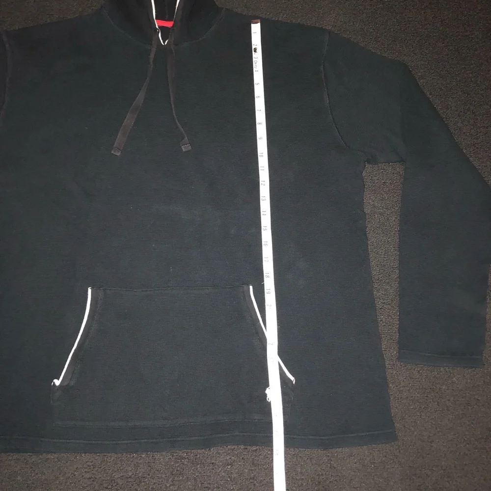 Polo Ralph Lauren. Sleepwear Hoodie. Waffle Knit. Size 2XL. Dark Navy Blue Color - Picture 4 of 14